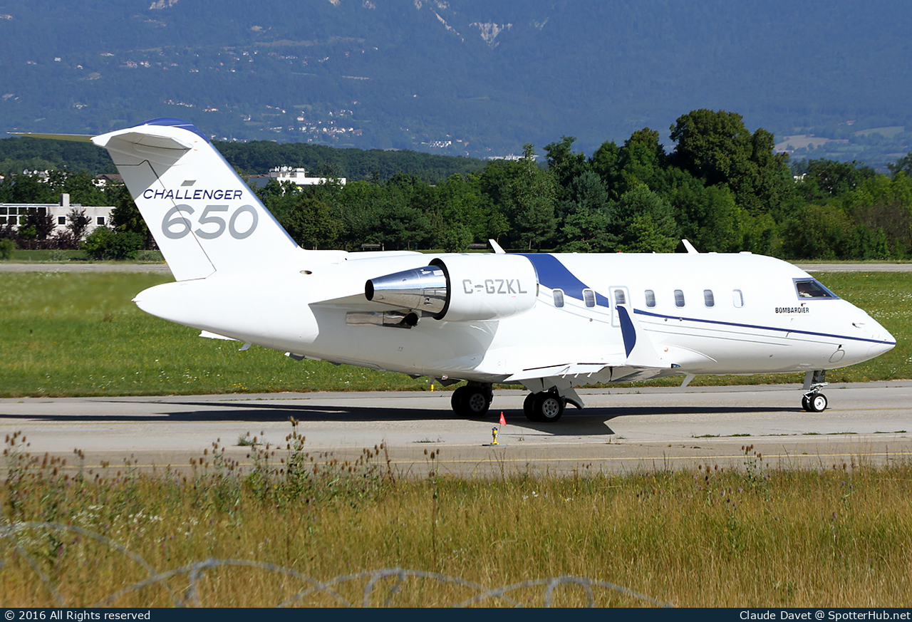 Photo of C-GZKL - Bombardier Challenger 650 operated by Bombardier Aerospace