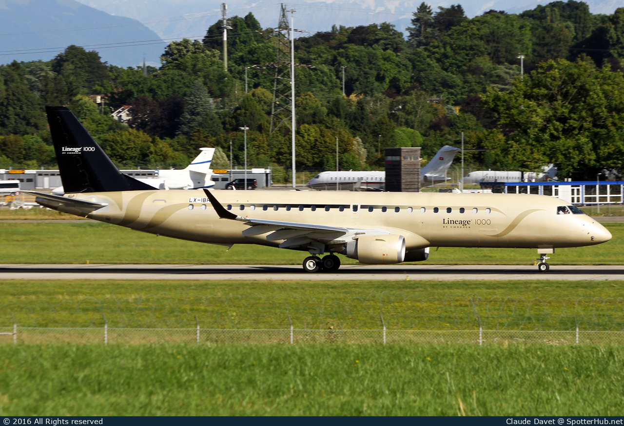 Photo of LX-IBR - Embraer Lineage 1000 operated by Global Jet Luxembourg