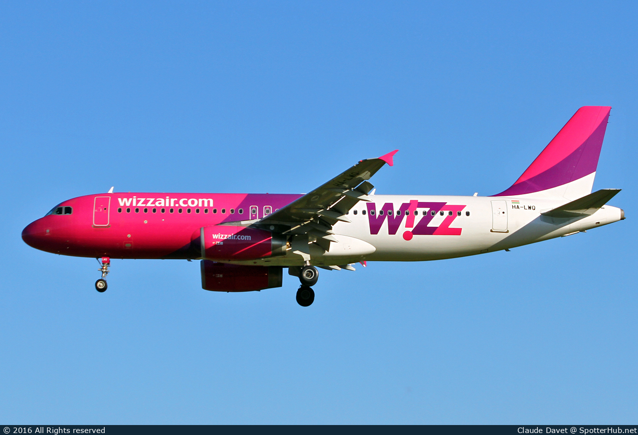 Photo of HA-LWQ - Airbus A320-232 operated by Wizz Air