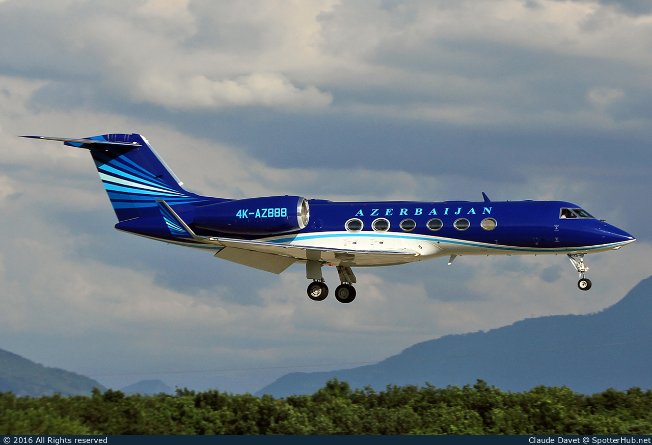 Photo of 4K-AZ888 - Gulfstream GIV-X (G450) operated by Government of Azerbaijan