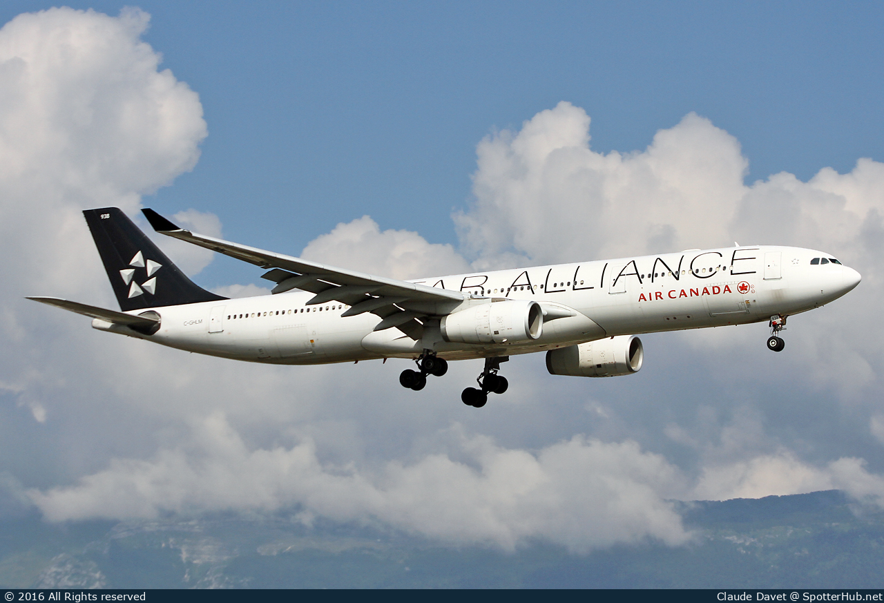 Photo of C-GHLM - Airbus A330-343 operated by Air Canada