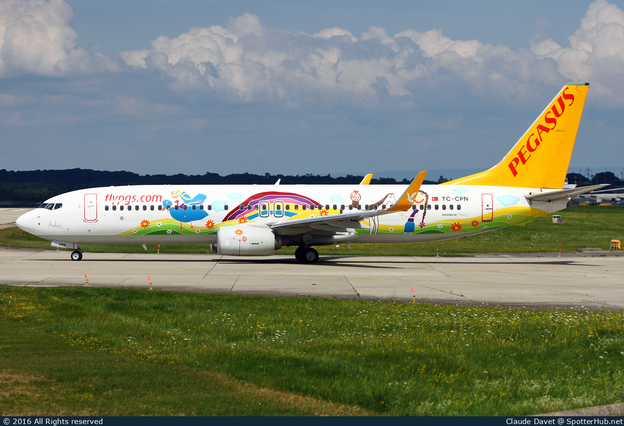 Photo of TC-CPN - Boeing 737-82R operated by Pegasus Airlines