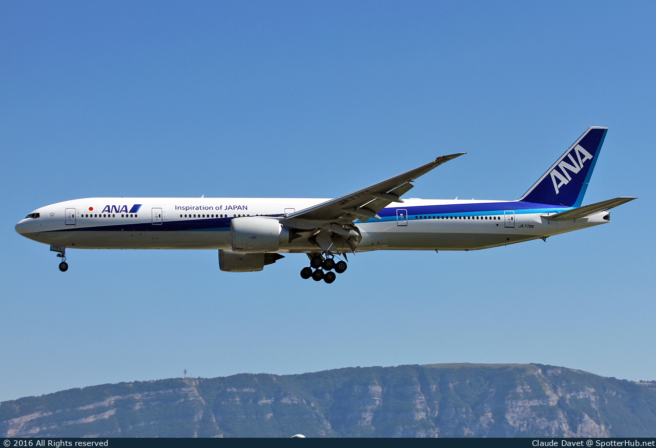 Photo of JA778A - Boeing 777-381(ER) operated by ANA All Nippon Airways