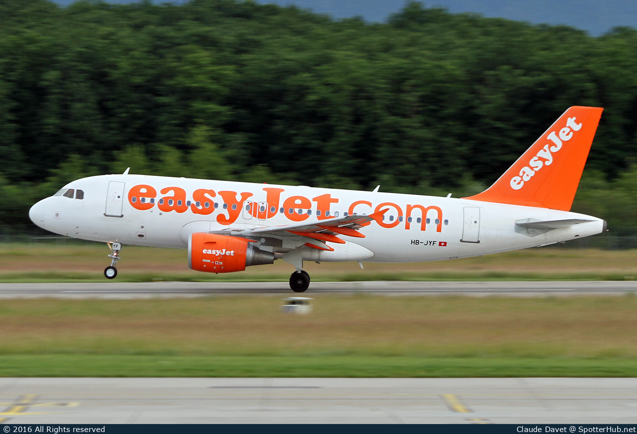 Photo of HB-JYF - Airbus A319-111 operated by easyJet Switzerland