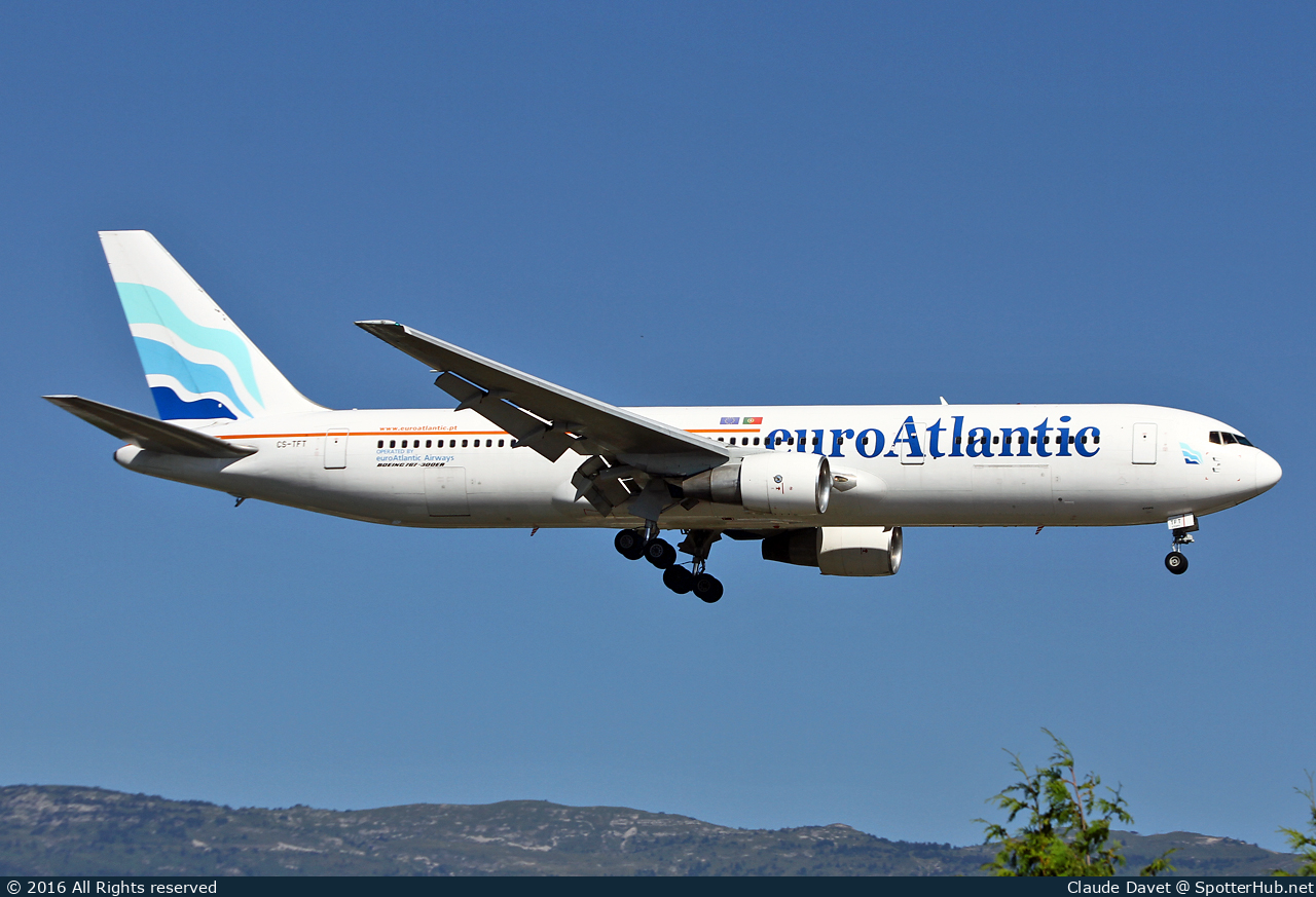 Photo of CS-TFT - Boeing 767-3Y0(ER) operated by EuroAtlantic Airways