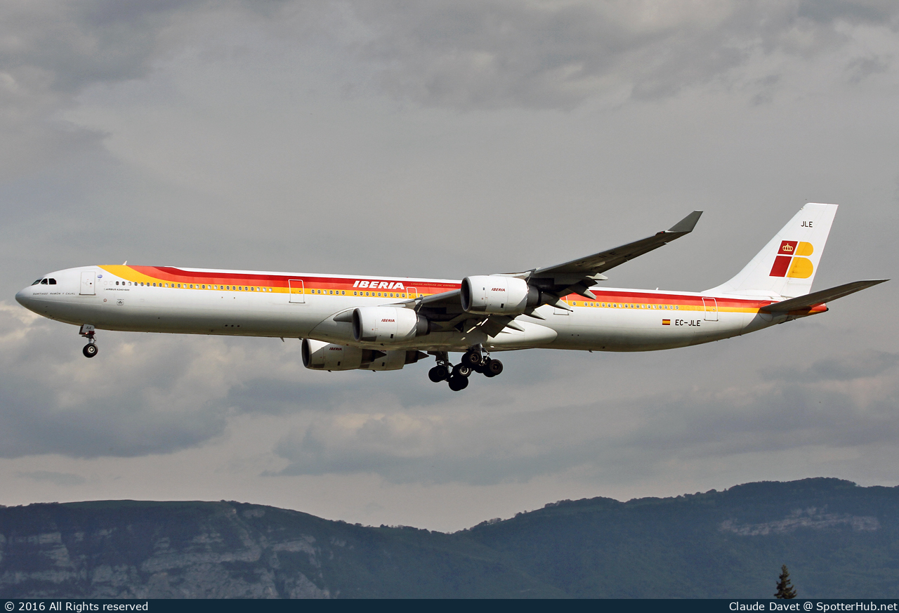 Photo of EC-JLE - Airbus A340-642 operated by Iberia