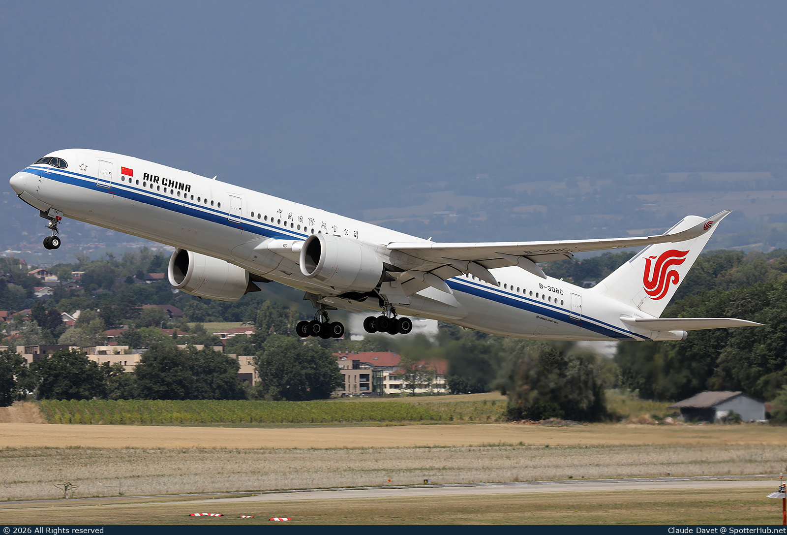 Photo of B-308C - Airbus A350-941 operated by Air China