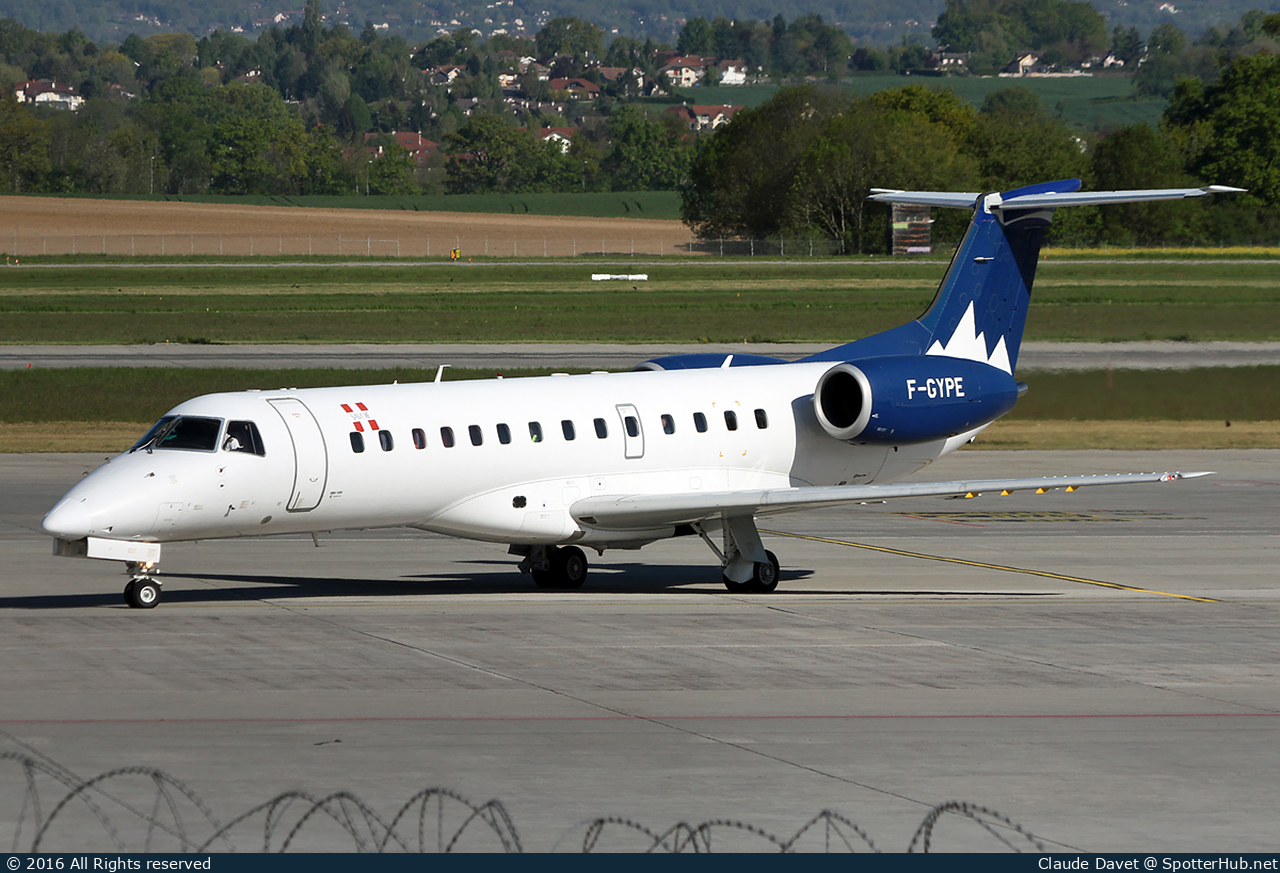Photo of F-GYPE - Embraer ERJ-135LR operated by Pan Européenne Air Service
