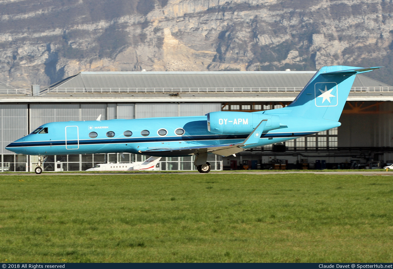 Photo of OY-APM - Gulfstream GIV-X (G450) operated by Maersk Air