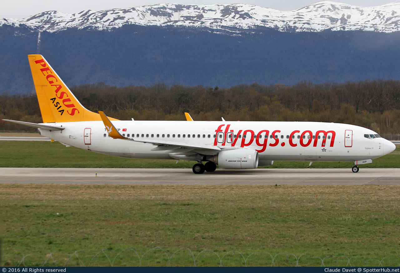 Photo of TC-AVP - Boeing 737-82R operated by Pegasus Airlines