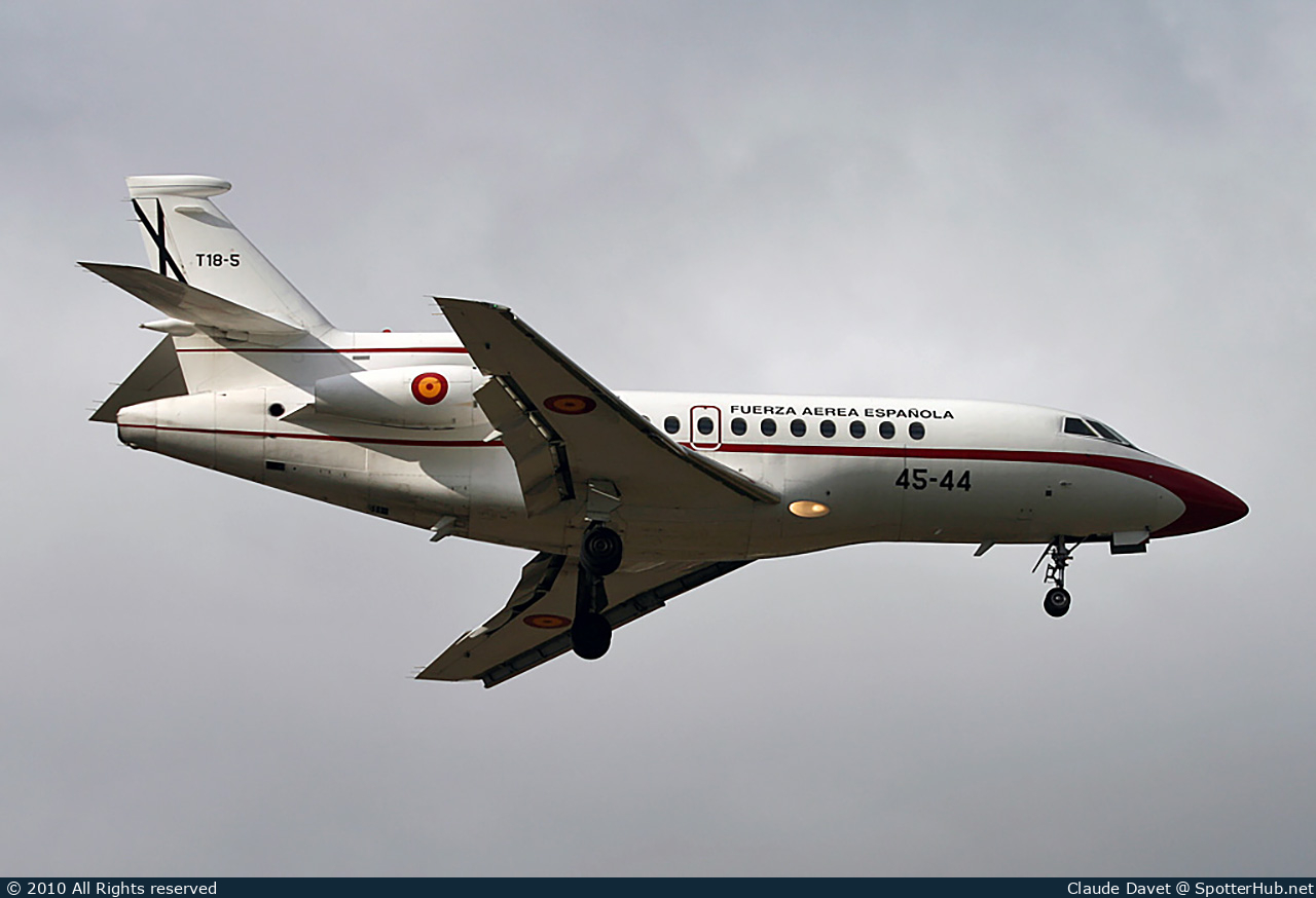 Photo of T.18-5 - Dassault Falcon 900B operated by Spanish Air Force