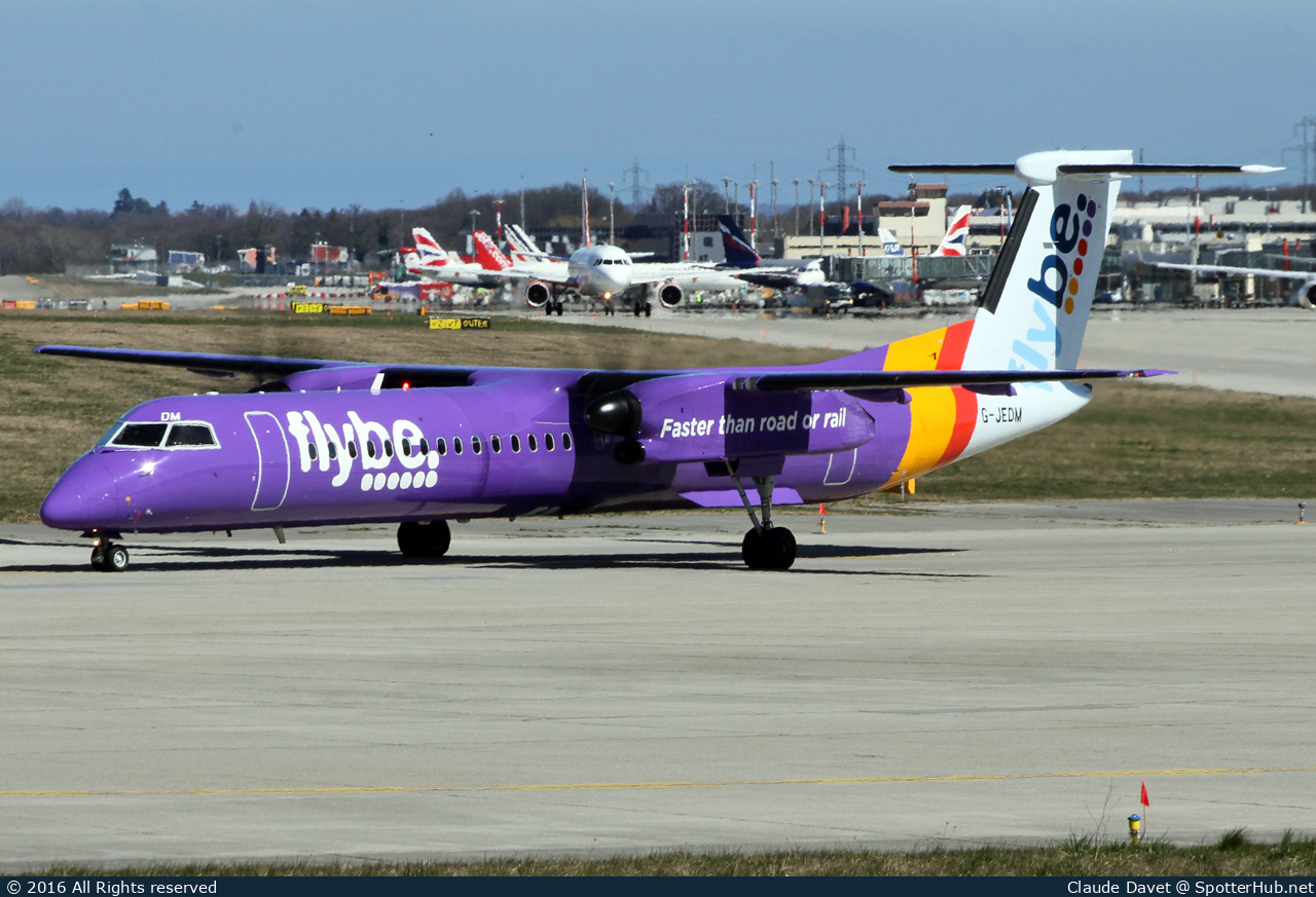 Photo of G-JEDM - Bombardier DHC-8-402 Dash 8 Q400 operated by flybe