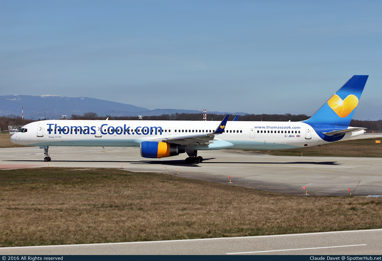 Photo of G-JMAA - Boeing 757-3CQ operated by Thomas Cook Airlines