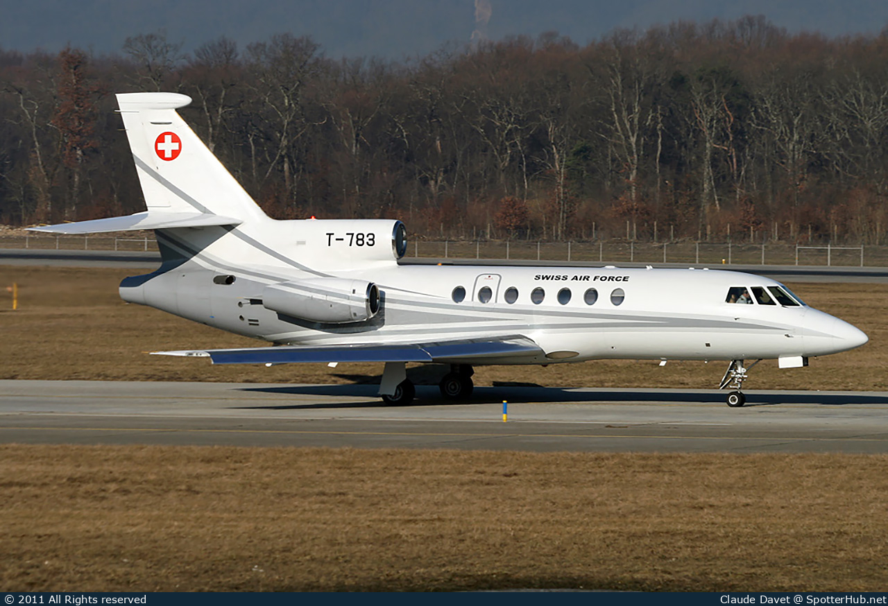 Photo of T-783 - Dassault Falcon 50 operated by Swiss Air Force