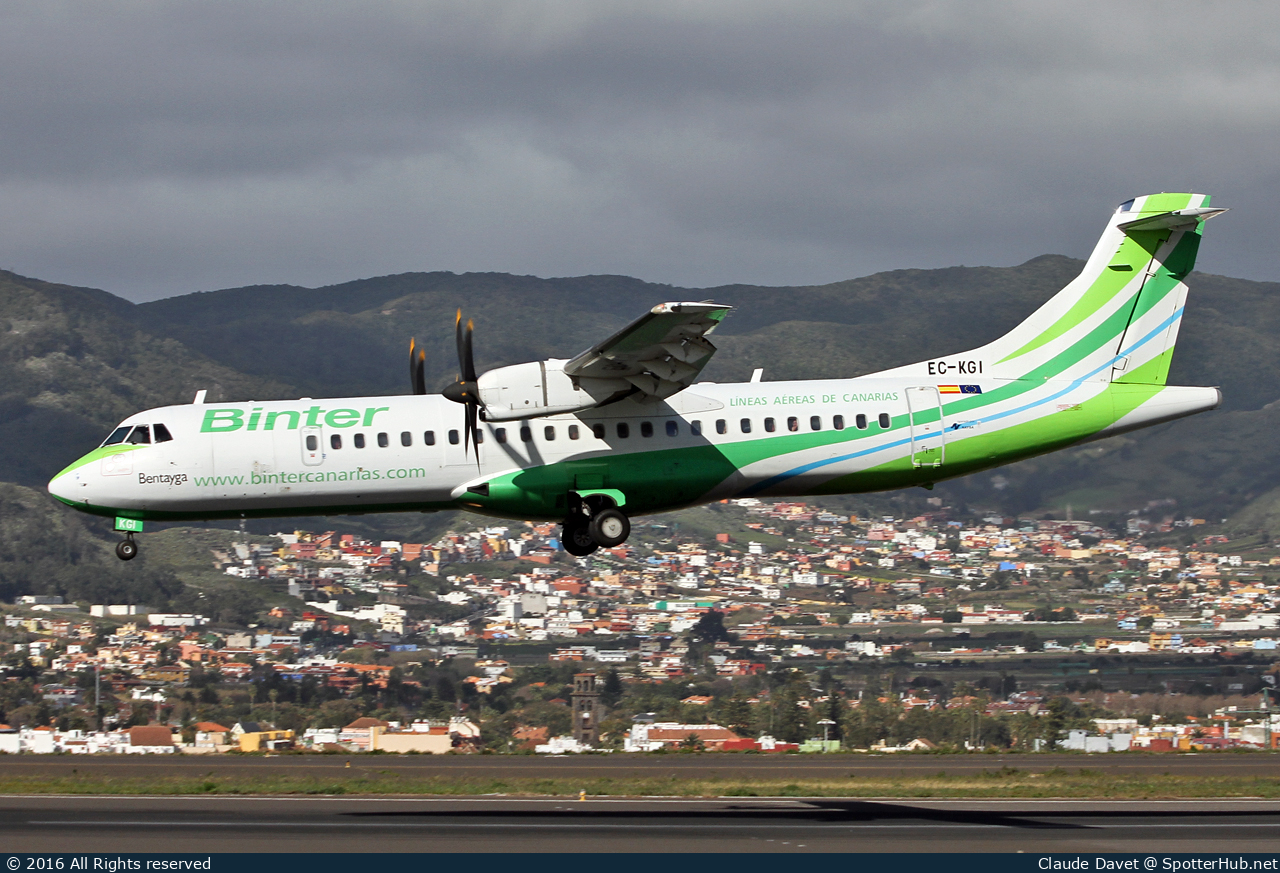 Photo of EC-KGI - ATR 72-500 operated by Binter Canarias (opb Naysa)
