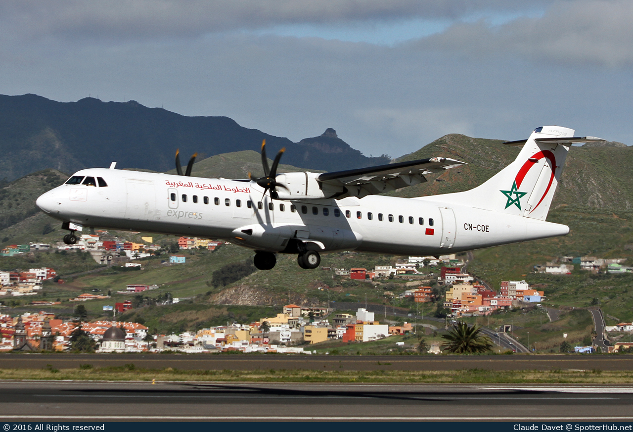 Photo of CN-COE - ATR 72-600 operated by Royal Air Maroc Express