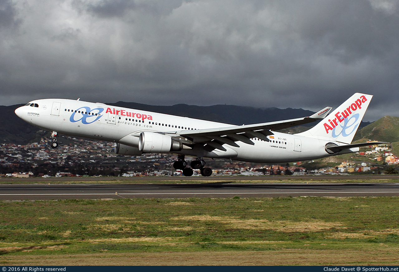 Photo of EC-JQG - Airbus A330-202 operated by Air Europa
