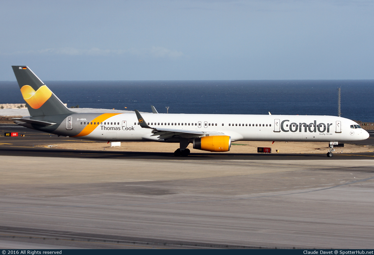 Photo of D-ABOL - Boeing 757-330 operated by Condor