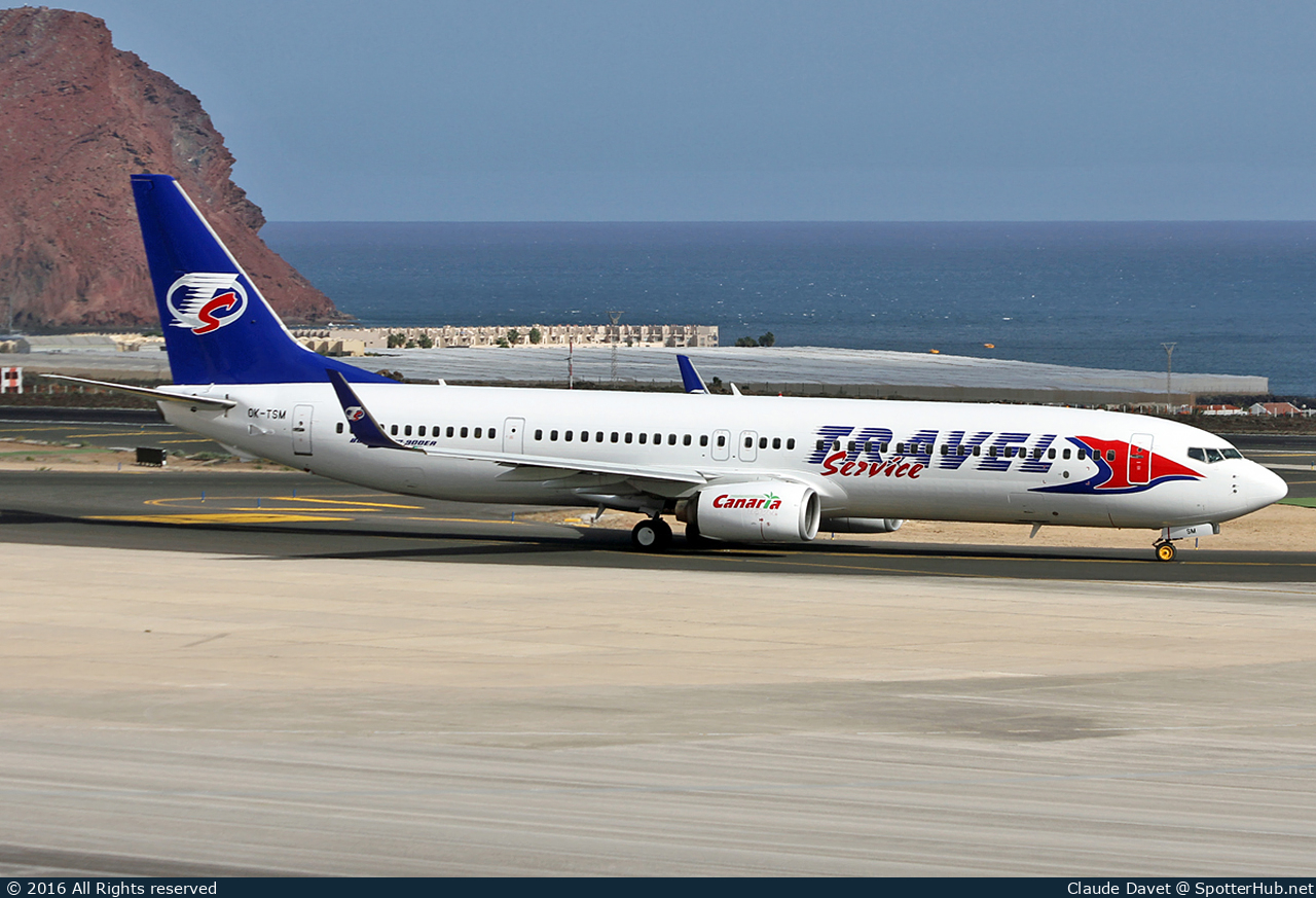 Photo of OK-TSM - Boeing 737-9GJ(ER) operated by Travel Service