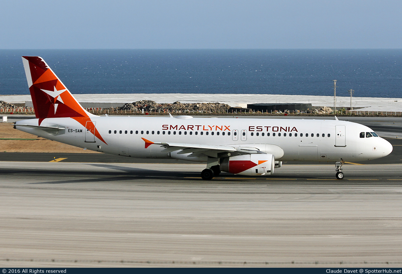 Photo of ES-SAM - Airbus A320-232 operated by SmartLynx Estonia