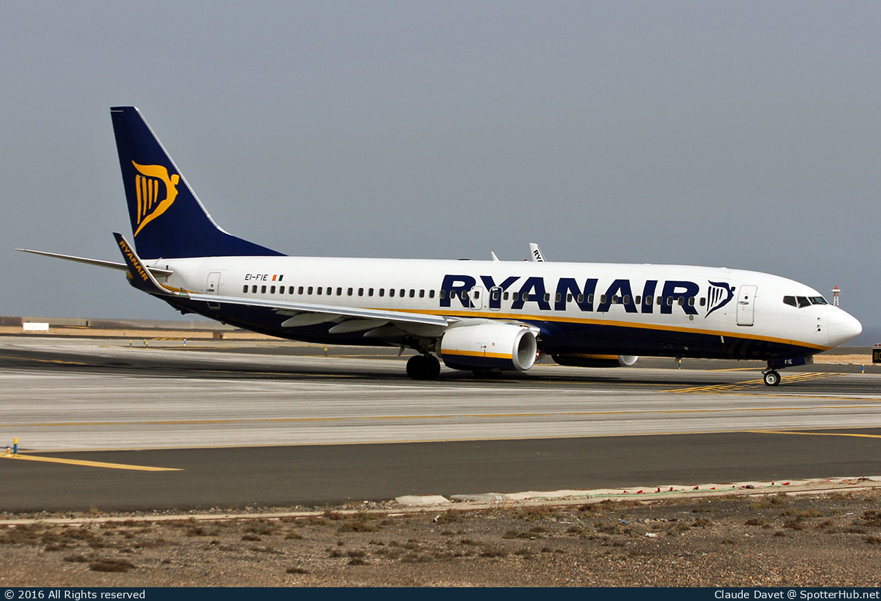Photo of EI-FIE - Boeing 737-8AS operated by Ryanair