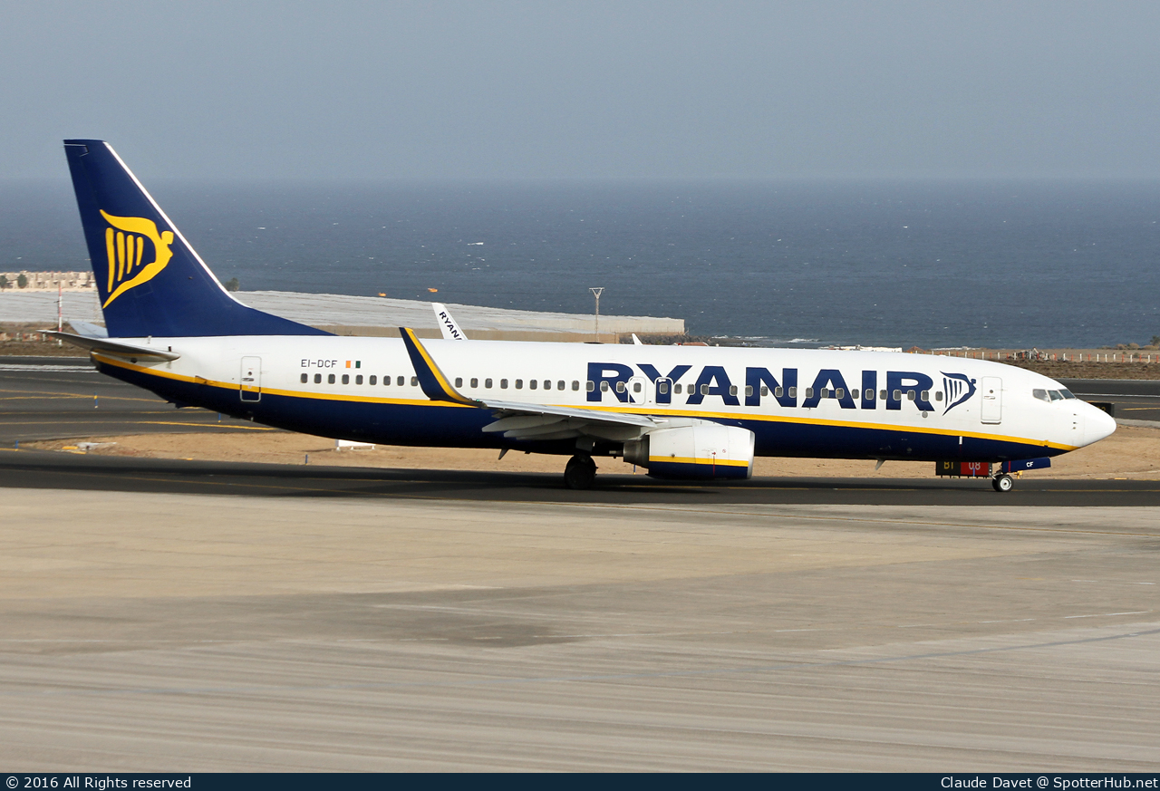 Photo of EI-DCF - Boeing 737-8AS operated by Ryanair