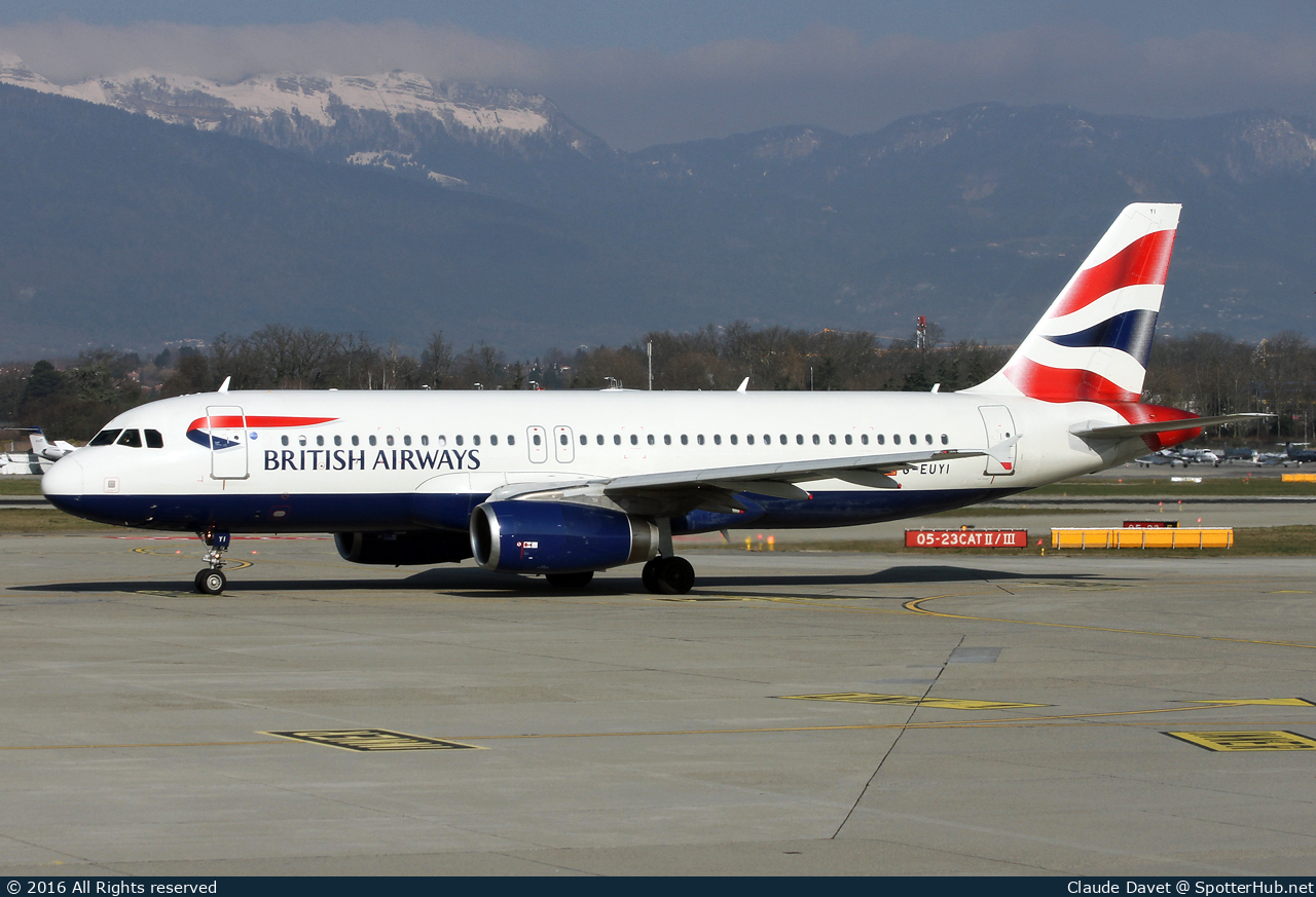 Photo of G-EUYI - Airbus A320-232 operated by British Airways