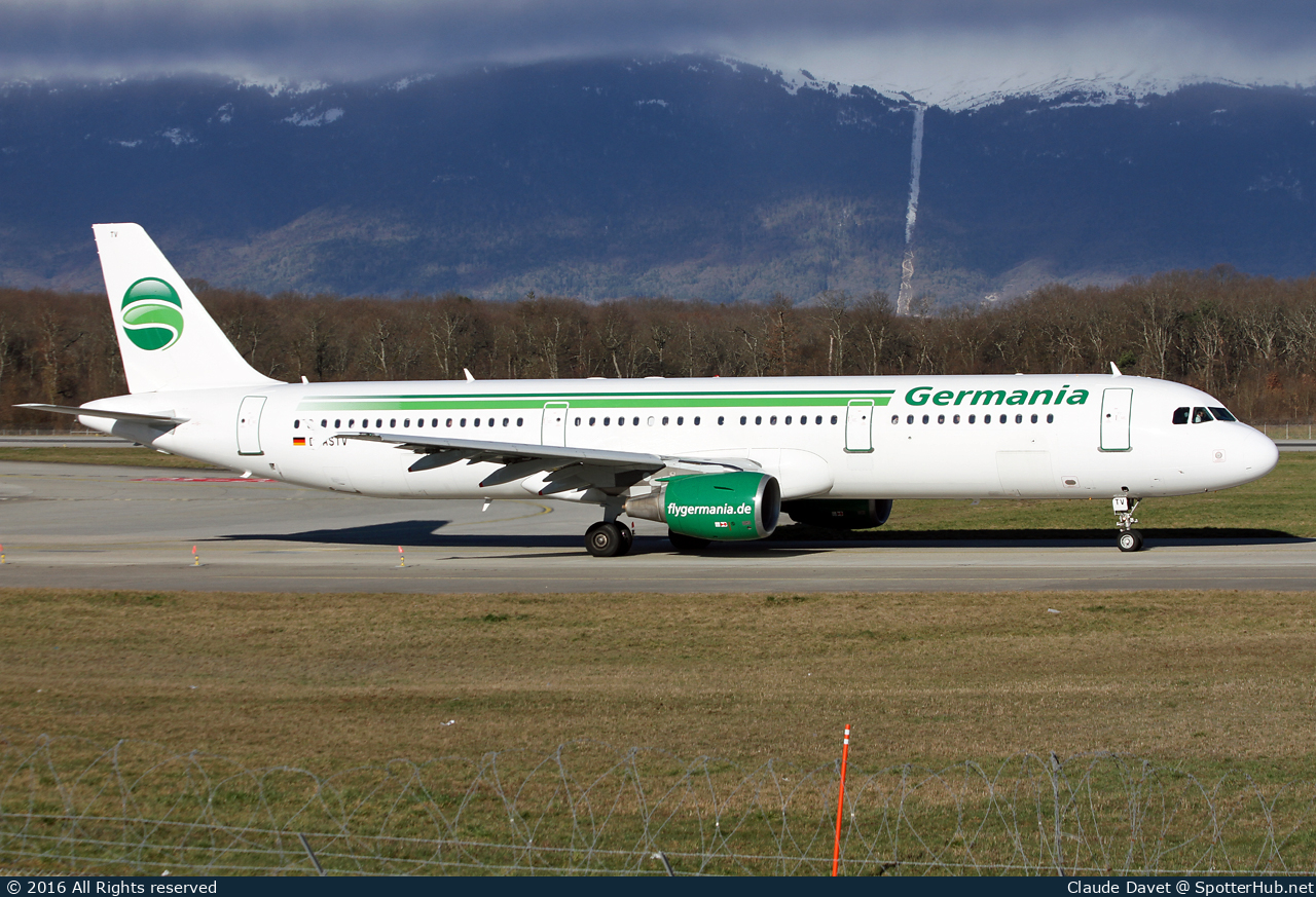 Photo of D-ASTV - Airbus A321-211 operated by Germania