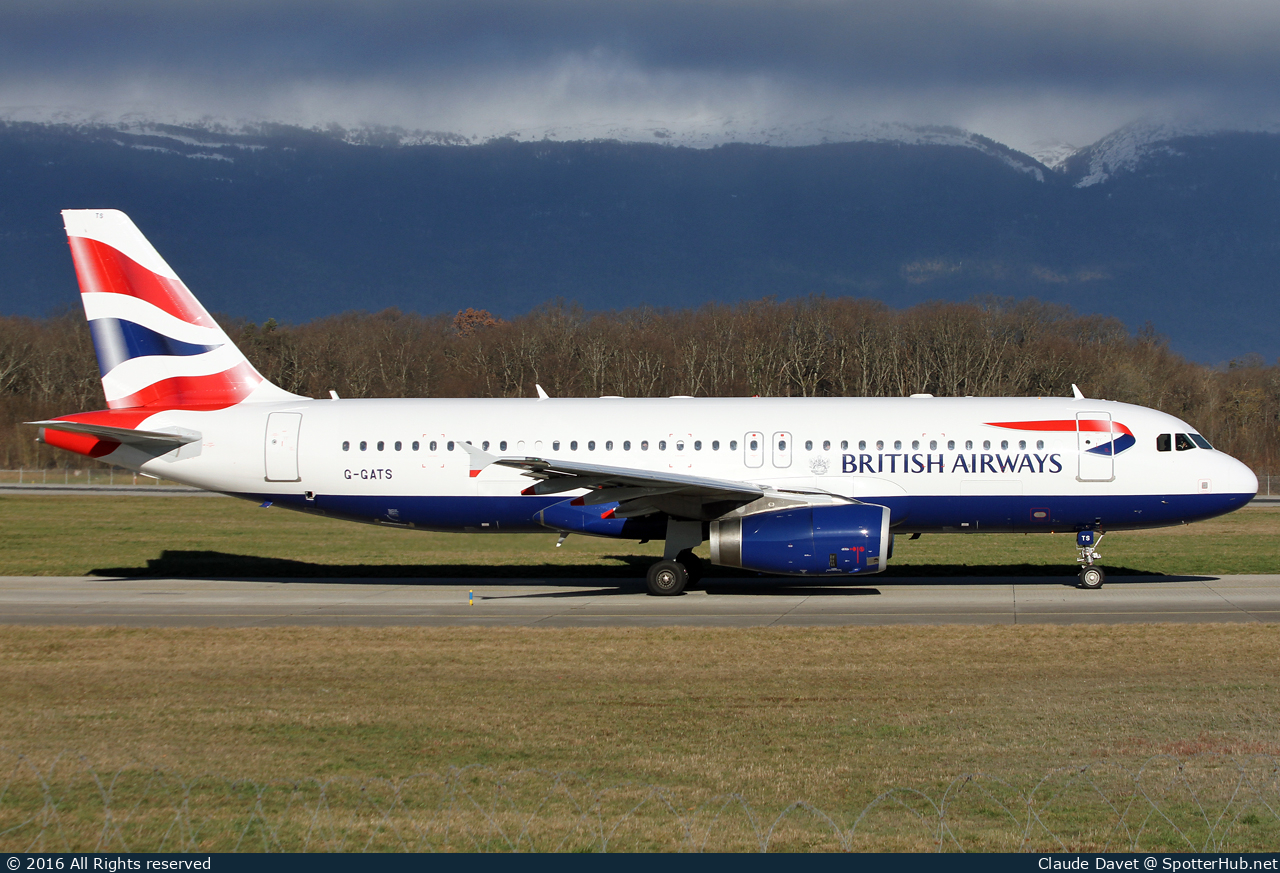 Photo of G-GATS - Airbus A320-232 operated by British Airways