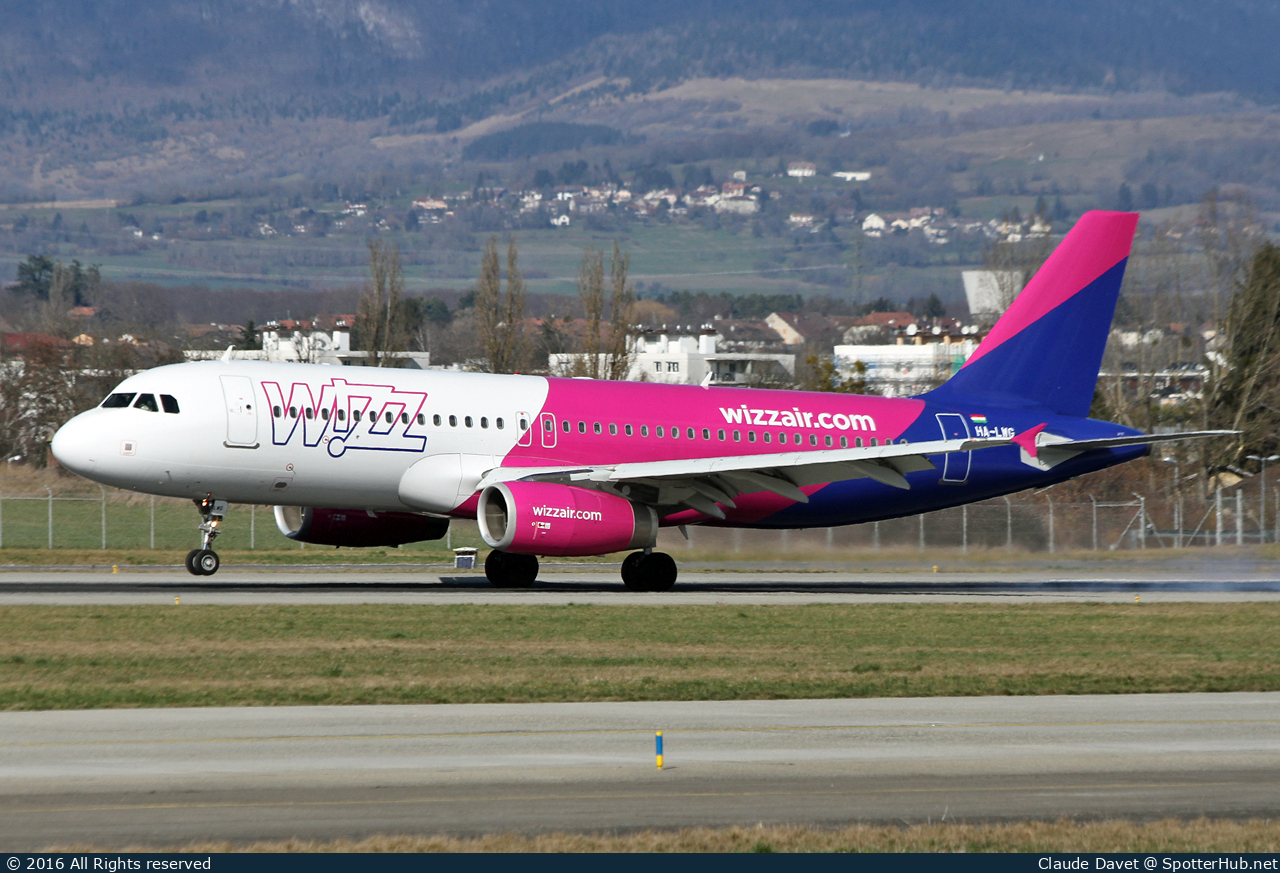 Photo of HA-LWG - Airbus A320-232 operated by Wizz Air