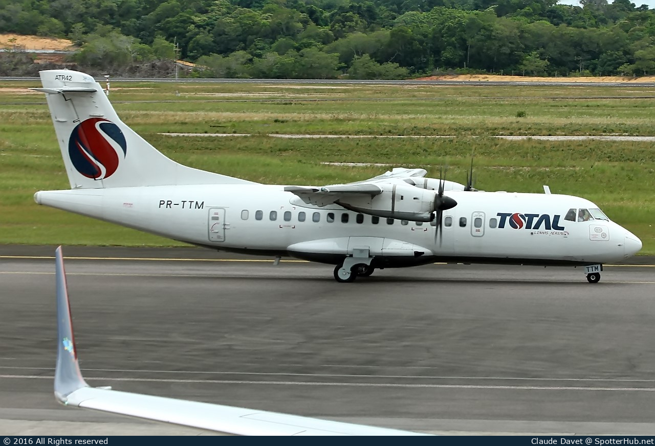 Photo of PR-TTM - ATR 42-500 operated by Total Linhas Aéreas