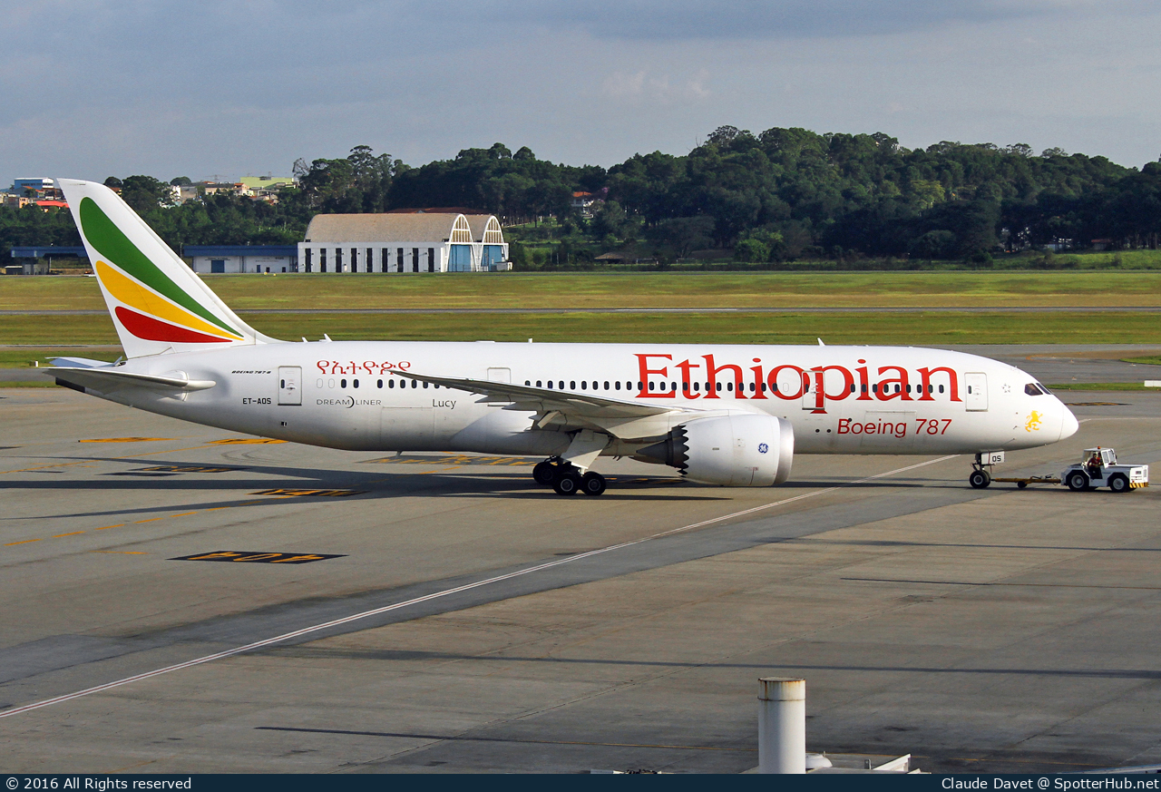 Photo of ET-AOS - Boeing 787-8 Dreamliner operated by Ethiopian Airlines
