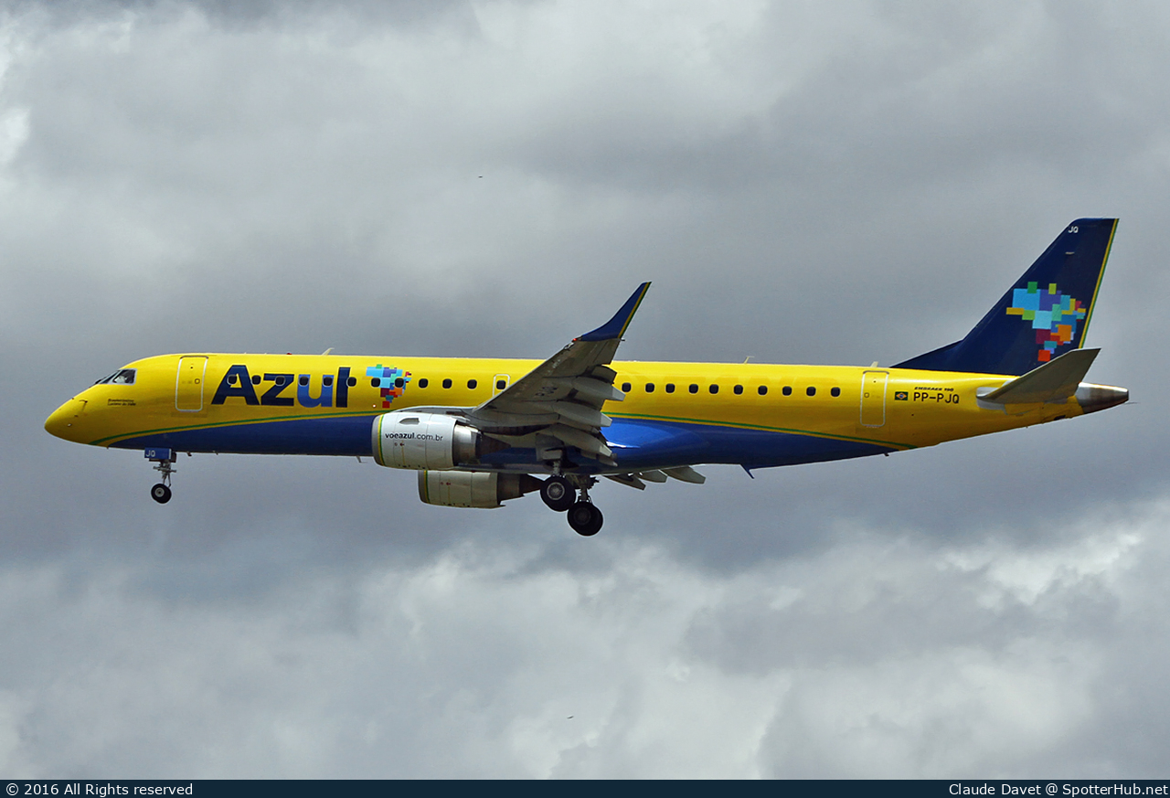 Photo of PP-PJQ - Embraer ERJ-190LR operated by Azul