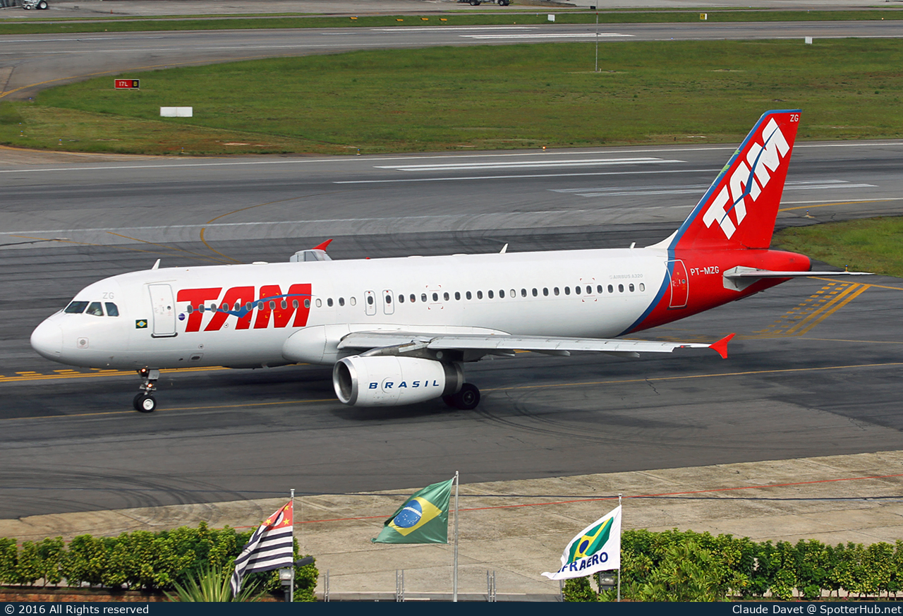 Photo of PT-MZG - Airbus A320-232 operated by TAM Linhas Aéreas