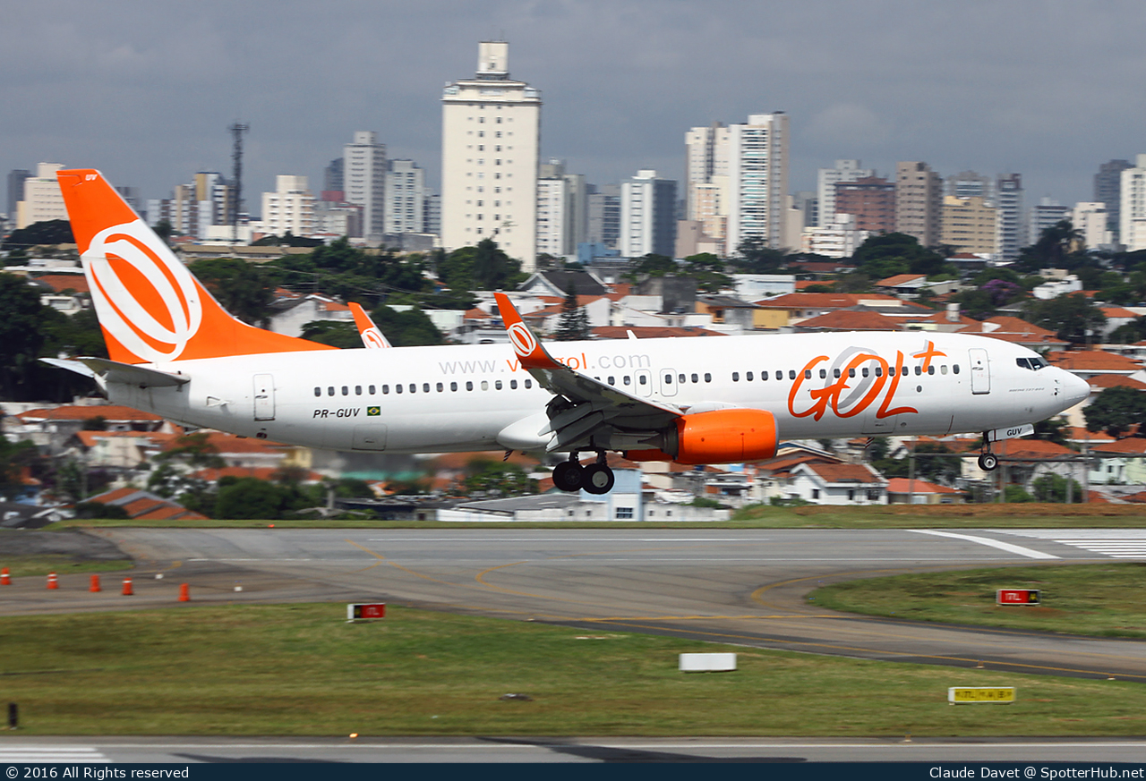 Photo of PR-GUV - Boeing 737-8EH operated by GOL Linhas Aéreas