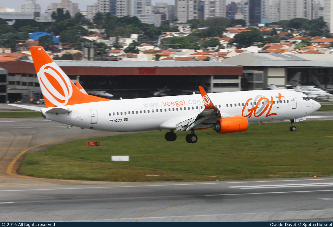 Photo of PR-GUU - Boeing 737-8EH operated by GOL Linhas Aéreas