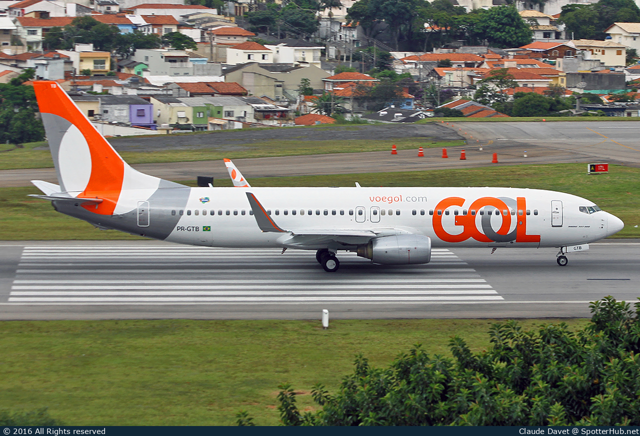 Photo of PR-GTB - Boeing 737-8EH operated by GOL Linhas Aéreas