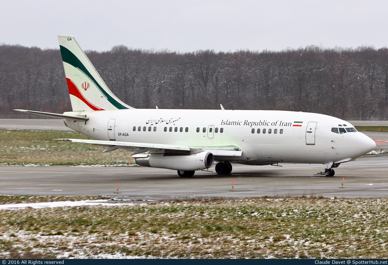 Photo of EP-AGA - Boeing 737-286(Adv) operated by Government of Islamic Republic of Iran