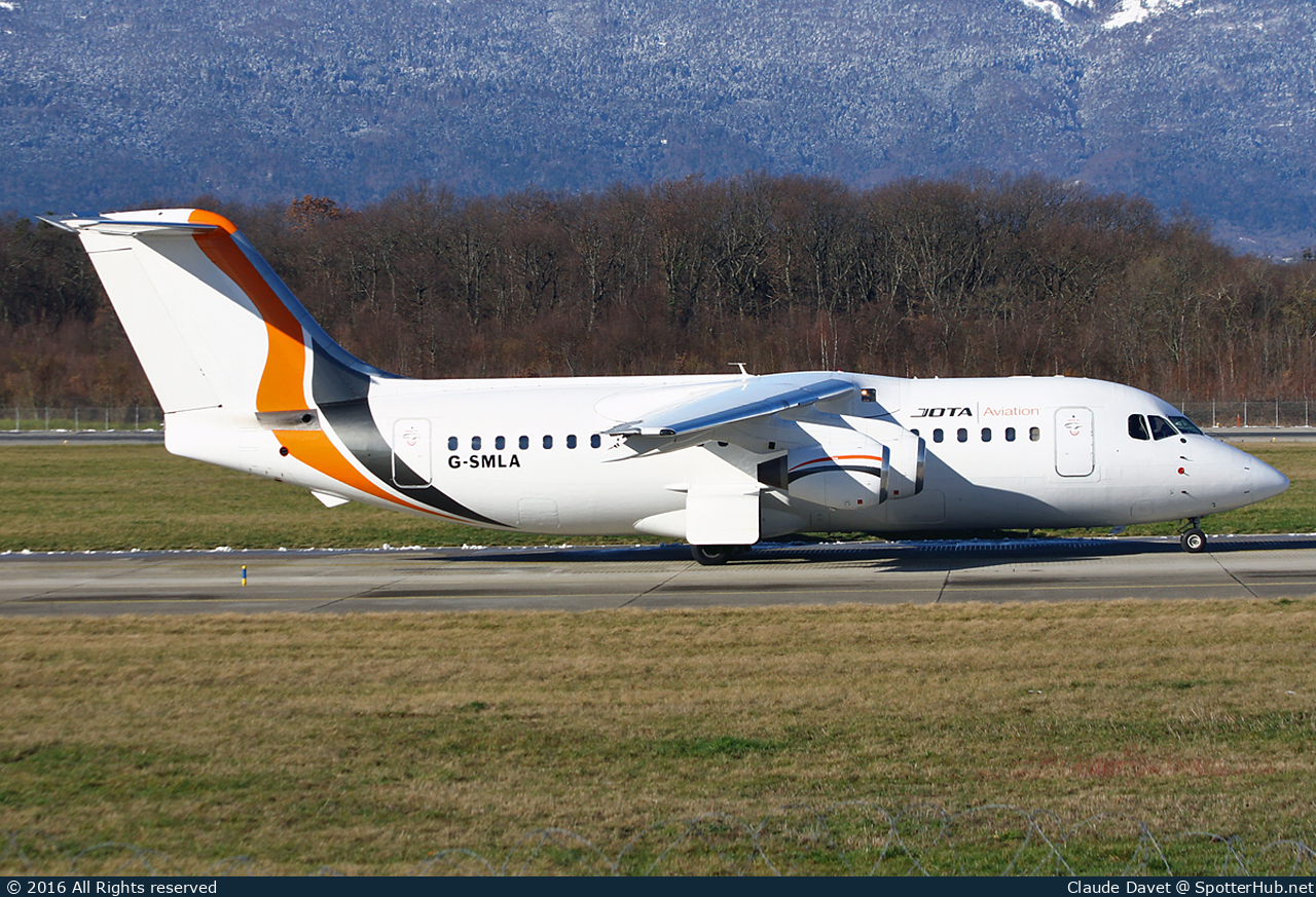 Photo of G-SMLA - British Aerospace 146-200 operated by JOTA Aviation