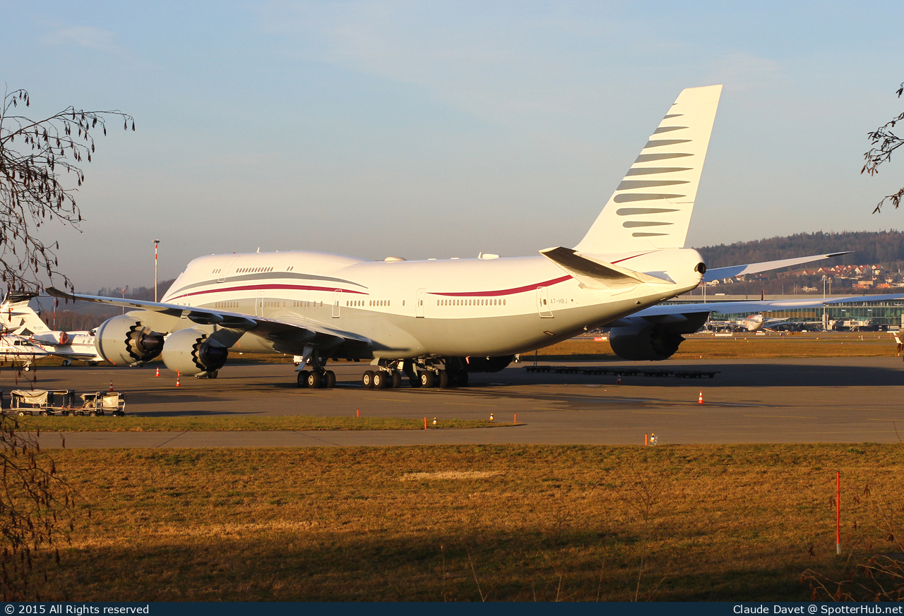 Photo of A7-HBJ - Boeing 747-8KB(BBJ) operated by Qatar Amiri Flight