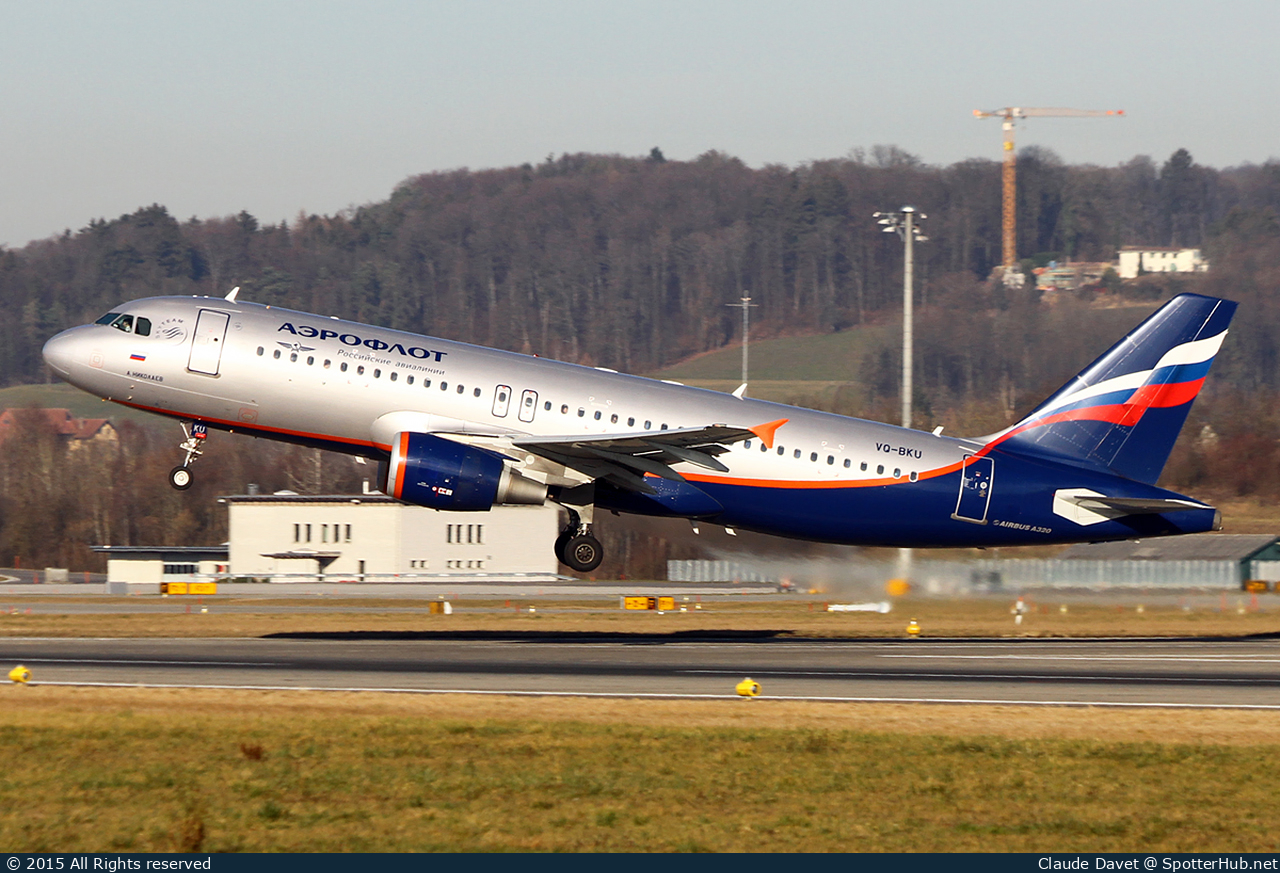 Photo of VQ-BKU - Airbus A320-214 operated by Aeroflot