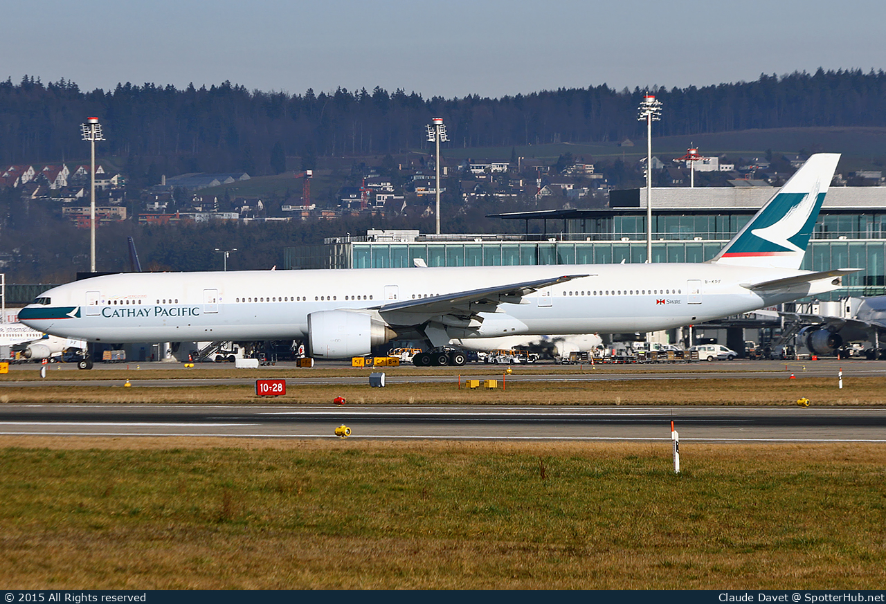 Photo of B-KPF - Boeing 777-367(ER) operated by Cathay Pacific Airways