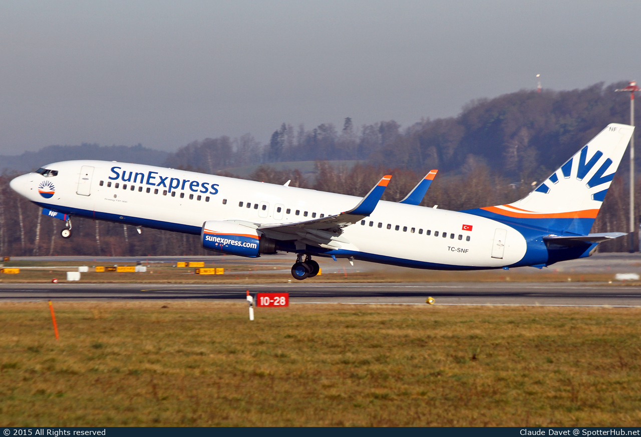Photo of TC-SNF - Boeing 737-8HC operated by SunExpress
