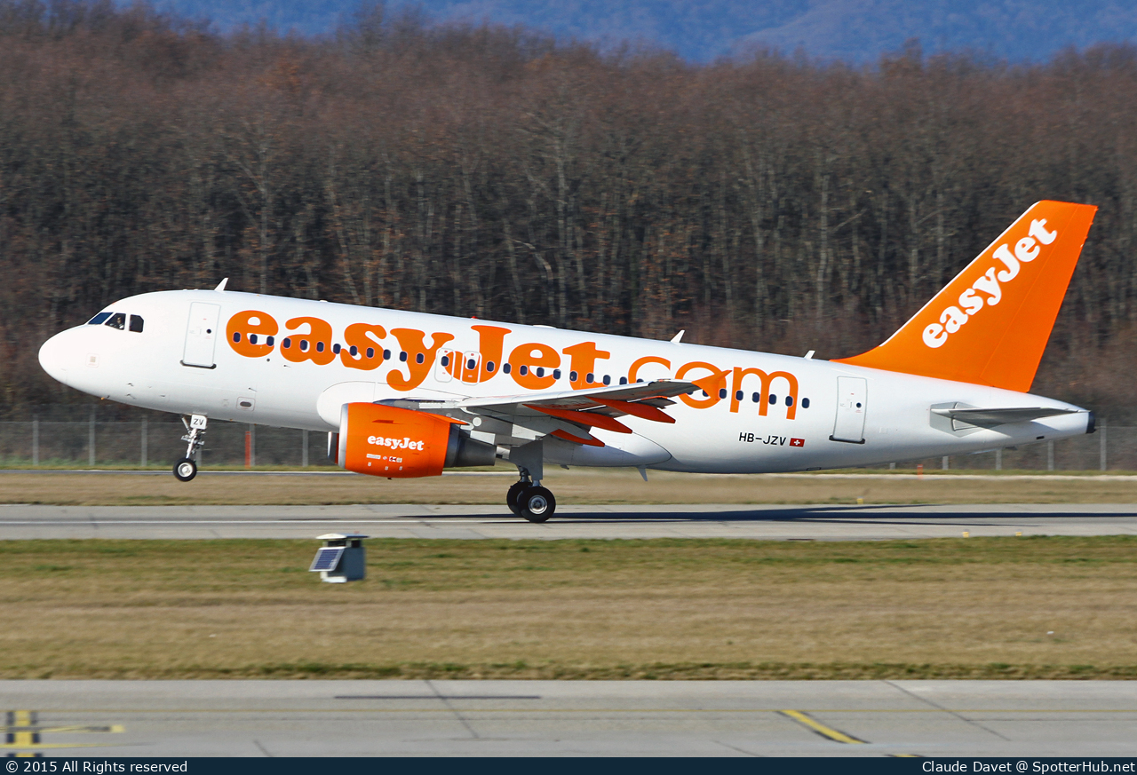 Photo of HB-JZV - Airbus A319-111 operated by easyJet Switzerland