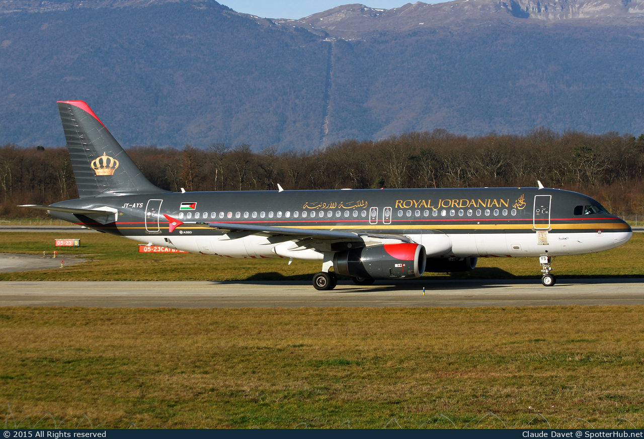 Photo of JY-AYS - Airbus A320-232 operated by Royal Jordanian Airlines