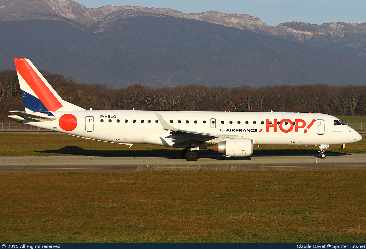 Photo of F-HBLG - Embraer ERJ-190STD operated by Air France HOP