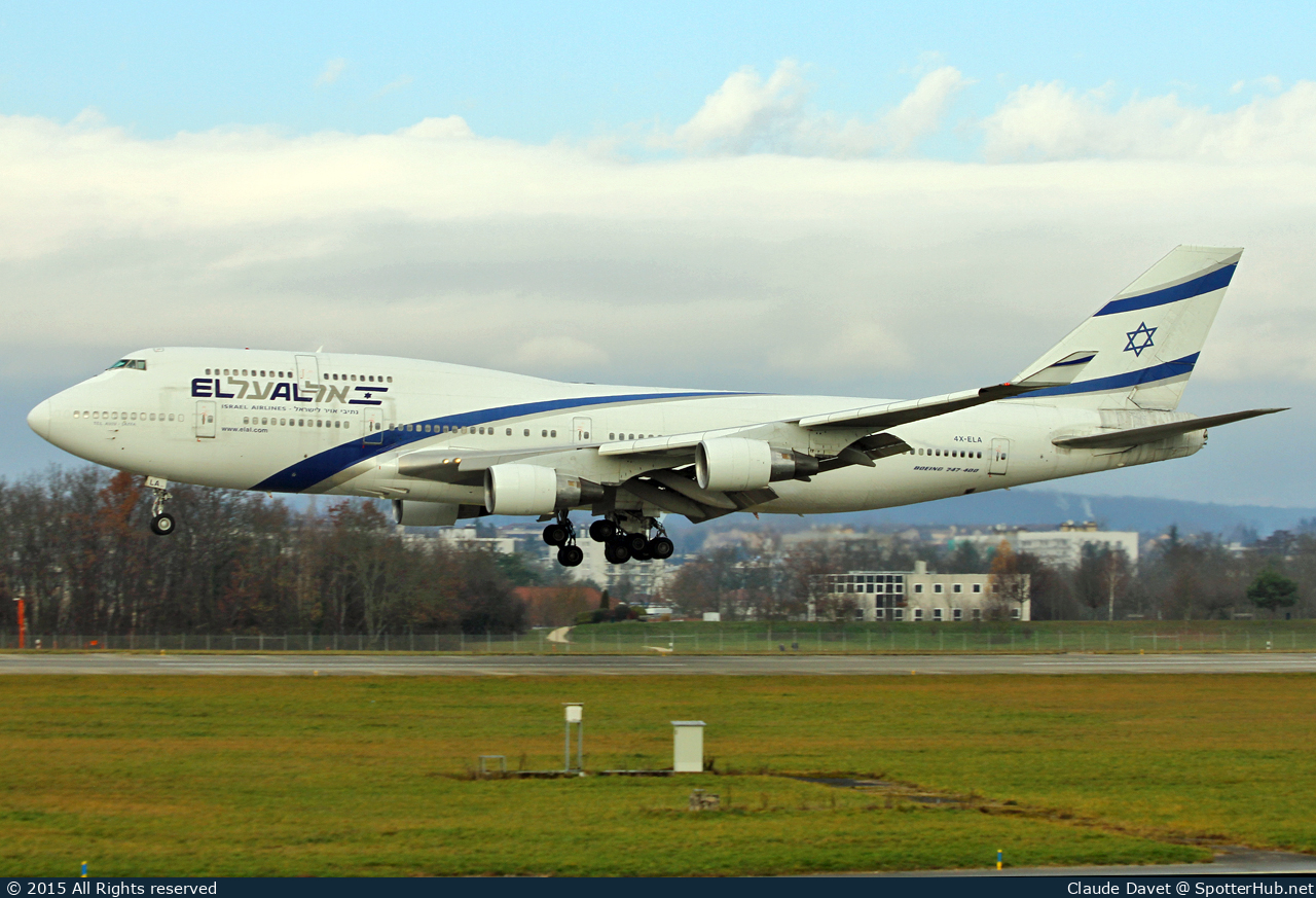 Photo of 4X-ELA - Boeing 747-458 operated by El Al Israel Airlines