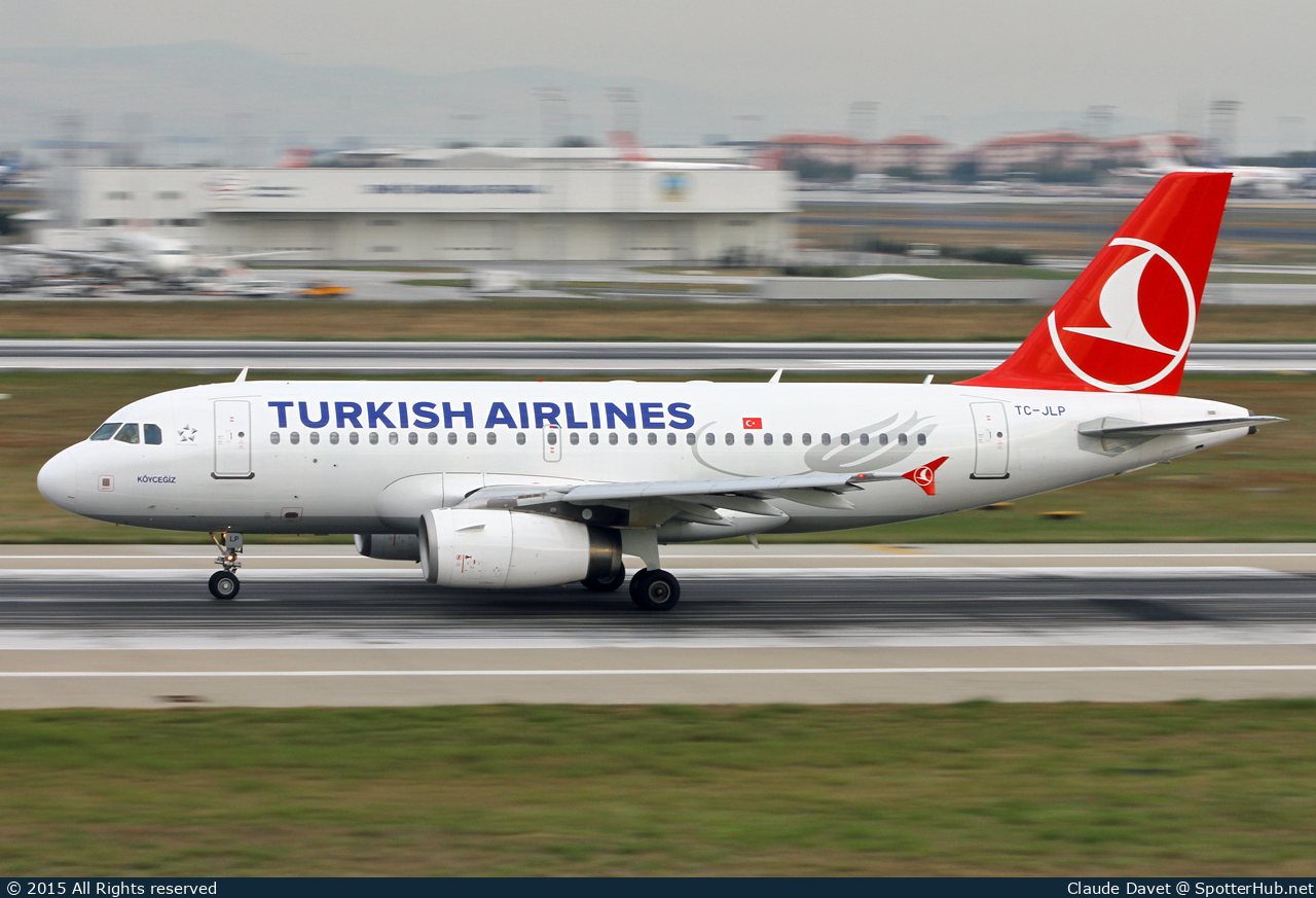 Photo of TC-JLP - Airbus A319-132 operated by Turkish Airlines