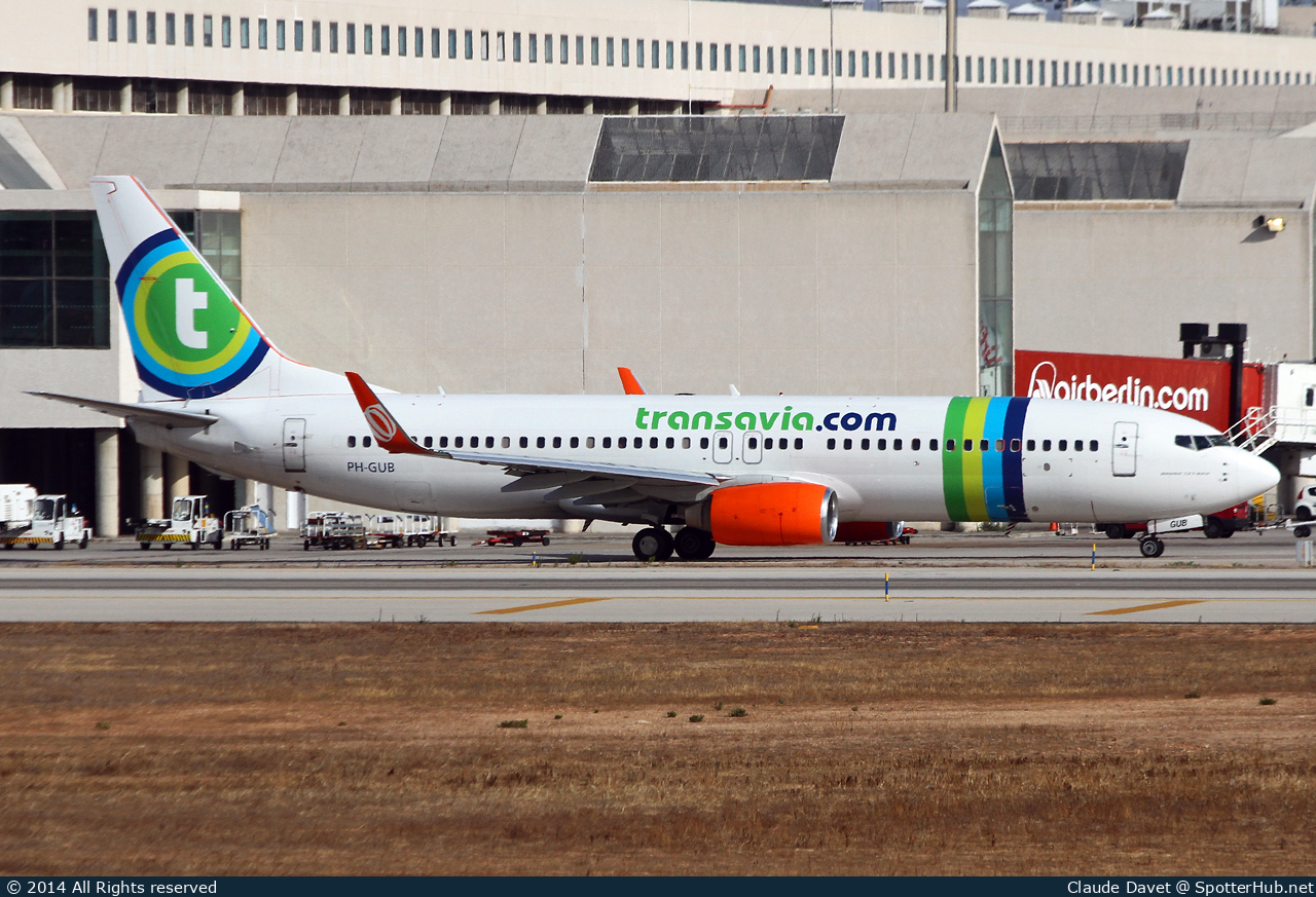 Photo of PH-GUB - Boeing 737-8EH operated by Transavia