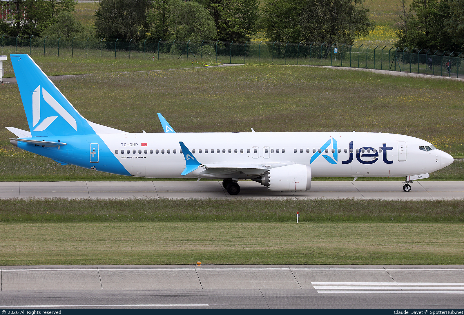 Photo of TC-OHP - Boeing 737 MAX 8 operated by AJet